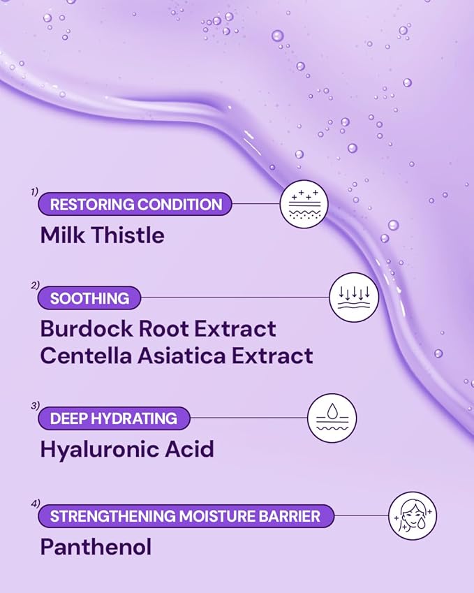 Banobagi Milk Thistle Repair Face Mask – Korean Skin Care with Centella, Hyaluronic Acid & Adenosine | Hydrating & Soothing Sheet Mask for Sensitive Skin, Fragrance-Free, 10EA