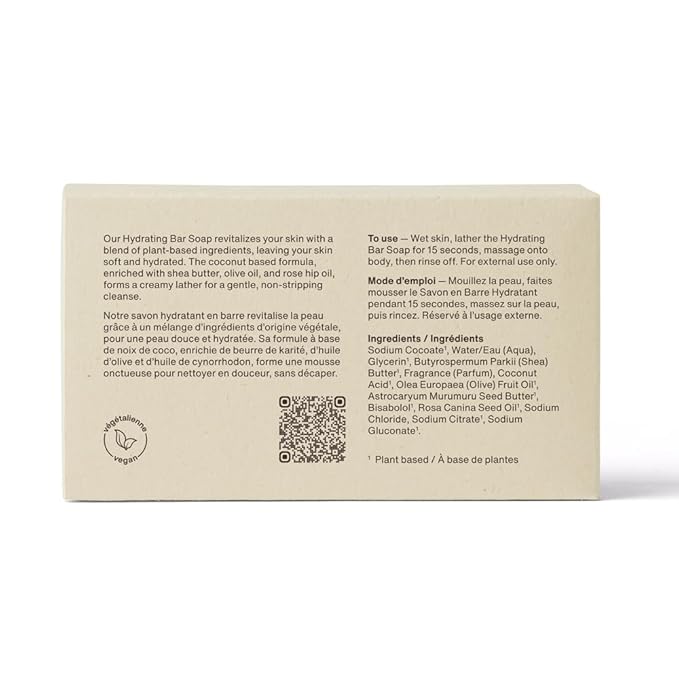 evolvetogether Hydrating Bar Soap For Women & Men | Gently Cleanse, Restore & Moisturize Skin with a Creamy Lather | For All Skin Types | Vegan, Cruelty-Free, Paraben-Free | Made in USA (Monaco, 5 Oz)