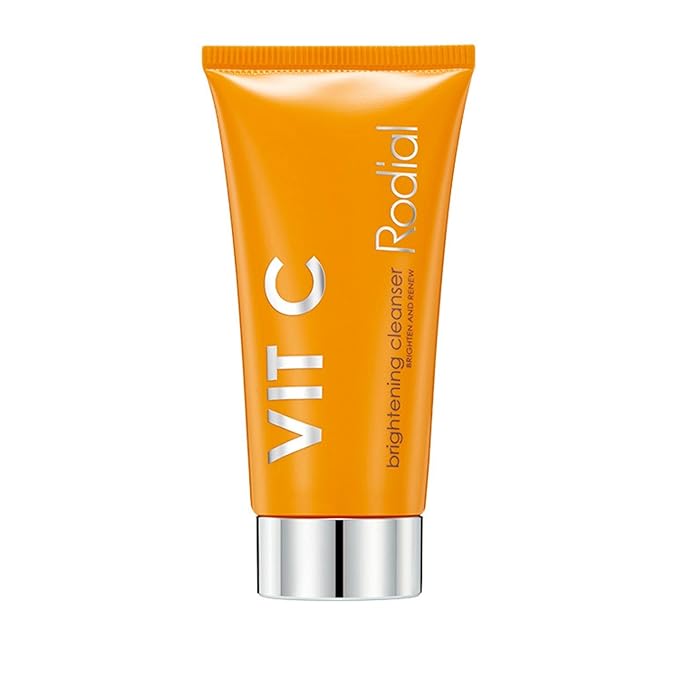 Rodial Vit C Deluxe Brightening Cleanser 0.7fl.oz, Intensive Daily Gel Facial Cleanser with Vitamin C and Glycolic and Lactic Acids for Smoothing Fine Lines, Firming and Toning Face Cleanser