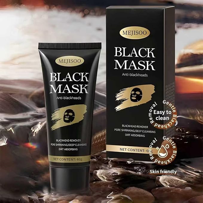Blackhead Remover Mask,Charcoal Mask Peel Off,Deep Cleaning for Pores Whitehead Blackhead,Oil Control,Fit for Women and Men,with Brush,Extractor Tool.