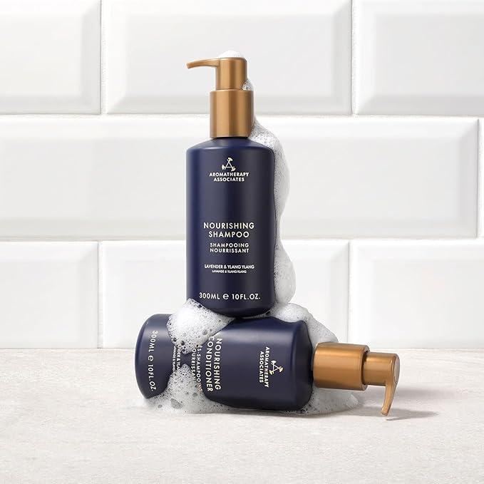 Aromatherapy Associates Balance Replenishing Conditioner, Hydrating Vegan Conditioner for Women and Men with Lavender & Ylang Ylang, Daily Hair Care for Dry or Oily Hair, 10 fl oz