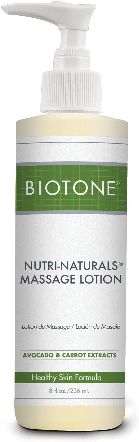 Biotone Nutri-Naturals Products Massage Lotion, 8 Ounce