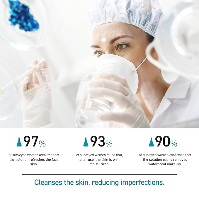 Bioliq - Clean Micellar Solution - Gentle Skin Cleanser with Provitamin B5 & Moisturizing Agents, Paraben-Free Formula for Smooth Complexion - 200 ml