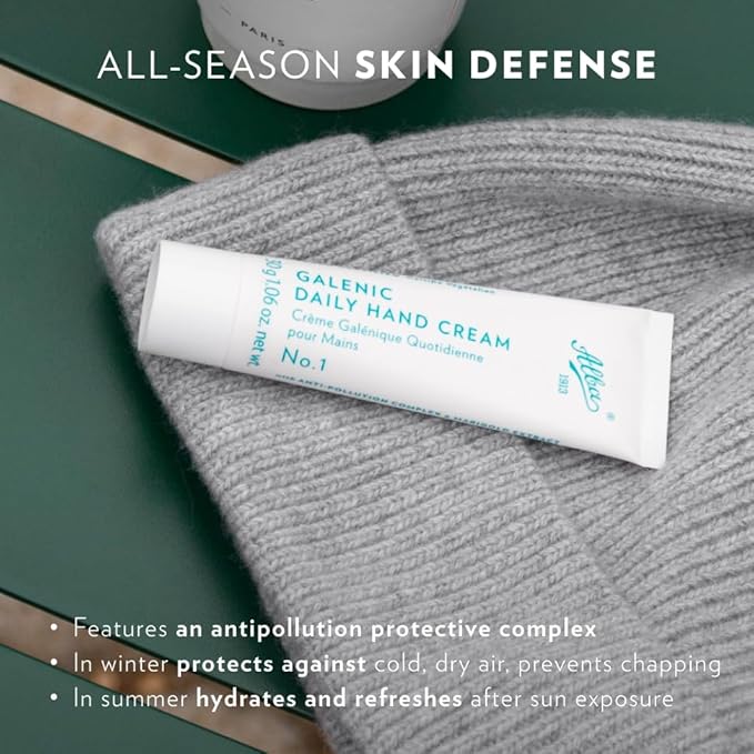 Alba Alba1913 Vegan Hand Cream for Dry Cracked Hands – Soothing Effect, Non-Greasy Refreshing & Moisturizing Cream for Working Hands, and Dry Skin for Women & Men – Travel Size 1.06 fl oz