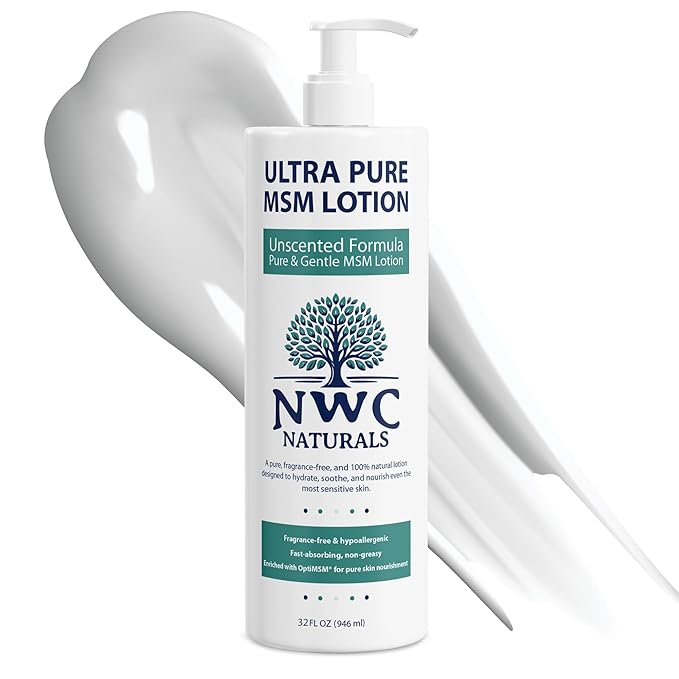NWC Naturals Ultra-Pure MSM Unscented Lotion - 32 oz No Fragrance