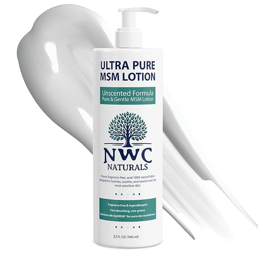NWC Naturals Ultra-Pure MSM Unscented Lotion - 32 oz No Fragrance