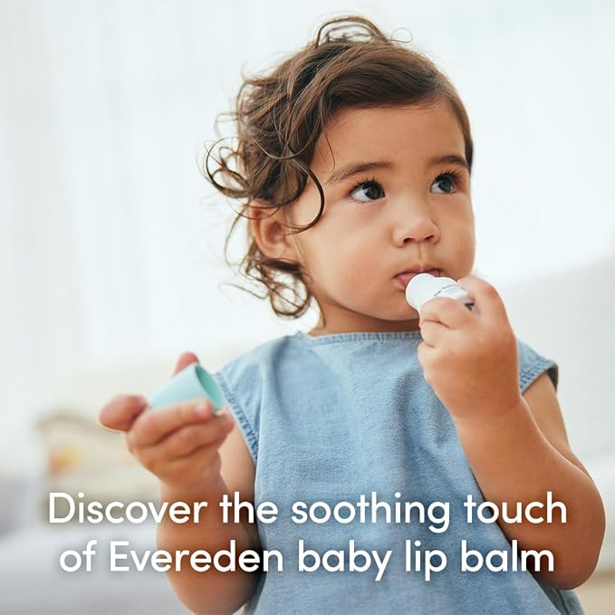 Evereden Baby Lip Balm, 0.14 oz | Clean Baby Care | Non-toxic and Fragrance Free Skincare