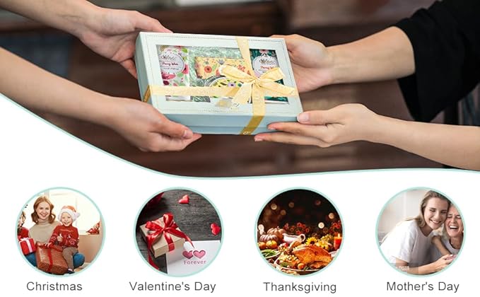 4PC Rose Water Lotion Gift Set: Hand & Foot Cream, Soap, Scented Candle - Body Care for All Skin Types Skin Care Gift Set for Women, Mothers Day Gifts for Mom Gifts, Birthday Christmas Gifts for Women