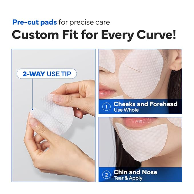 SAM’U PH Sensitive Toner Pad – Splitable Dual-Textured Vegan Facial Exfoliating Pads with Hyaluronic Acid & Panthenol for Daily Hydration & Soothing - Korean Skin Care (60 Pads)