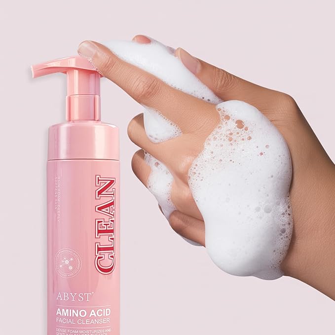 Foam Facial Cleanser - 2-in-1 Makeup Removing Face Wash with Hyaluronic Acid & Amino Acids, Moisturizing Formula for Dry to Combination Skin, Gentle Daily Cleansing (1)