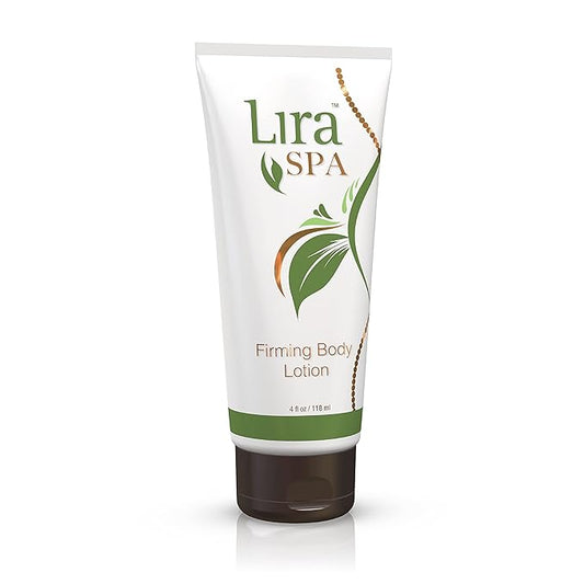 Lira Clinical BODY Firming Lotion - Niacinamide & Caffeine Moisturizing Cream with Green Tea & Sweet Almond Extract - Daily Skin Tightening Solution for Women for Firm and Smoother Skin - 4 Fl Oz