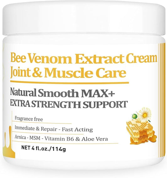 Zealand Bee Venom Professional Serum Treat, Joint & Muscle & Bone Gel - Easy to Use Fast Acting Soothing Effective Help for Back, Neck, Hand, Foot, Knee, Muscle, Shoulder, Hip, Nerves