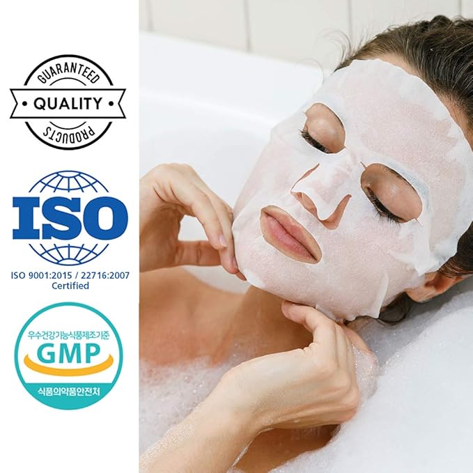 Dermal Collagen Essence Full Face Facial Mask Sheet, 16 Combo Pack B