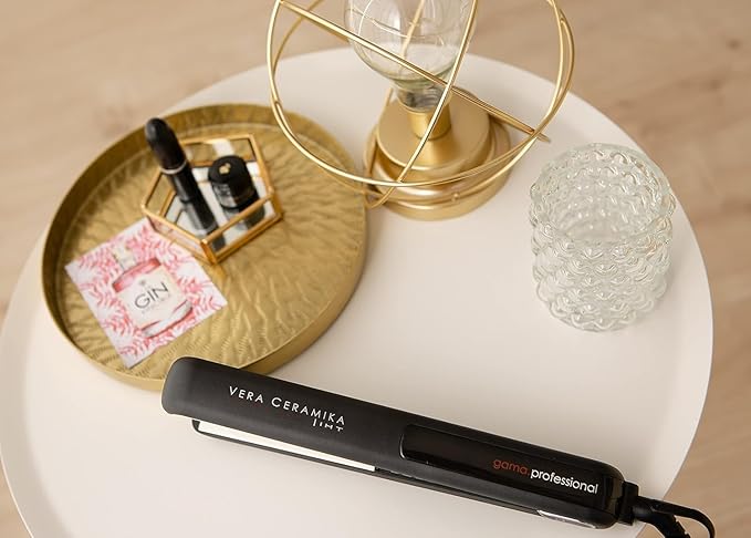 GA.MA G-EVO Vera Ceramic Flat Iron, 1.2 Inch, Adjustable 302F-446F, Oxy Active Technology, Ultra Heat & Auto Shut-Off, 100% Ceramic Plates