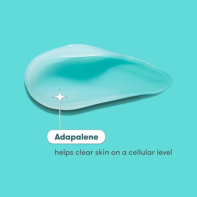 ProactivMD Adapalene Gel Acne Treatment, Paraben Free, Prescription Strength Retinoid For Face and Body Acne, .1% Solution, 1.6 Oz