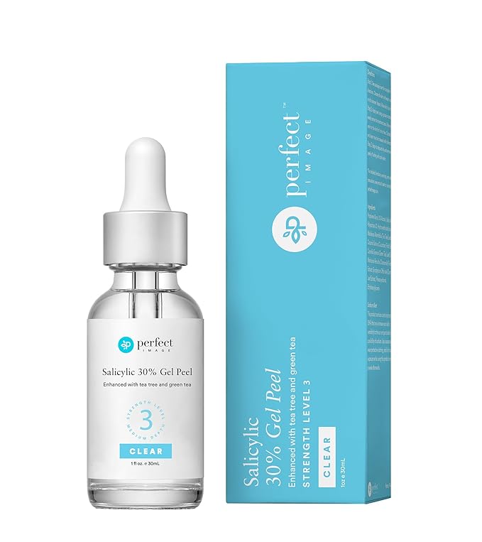 Salicylic Gel Chemical Peel - Enhanced with Green Tea Extract and Tea Tree Oil (30% Strength)