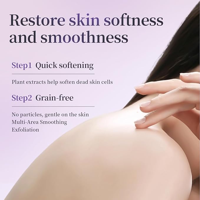 Exfoliating Peeling Gel, Acid Peel Face & Body Exfoliant Scrub, Soft Skin Cleansing Wash, Remove Dead Skin Cells for Men and Women(1 box per pack)