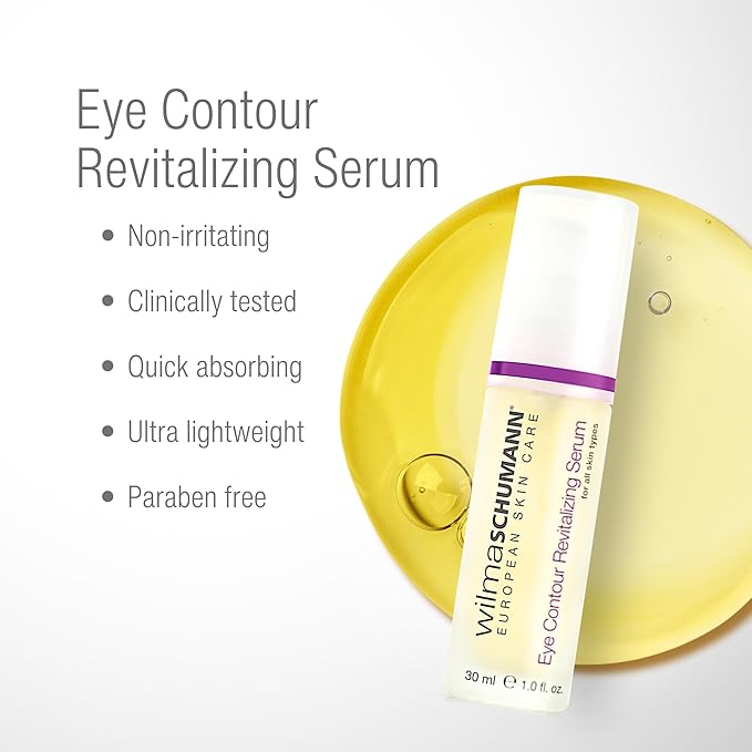 Wilma Schumann Eye Contour Revitalizing Serum, Eye Syrum for Wrinkles, 1 oz