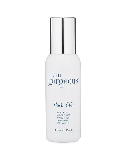I am gorgeous Hair Oil - Frizzy Hair Solution with Nutrient-Rich Marula & Argan Oil for Damaged, Curly Hair - Adds Lightweight Hydrating Shine