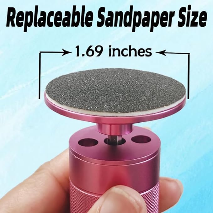 54 Sandpaper Discs (1.7'' x 1.7'' for Electric Foot File Callus Remover and 30 pcs(0.5'' x 0.5'') Sanding Rings