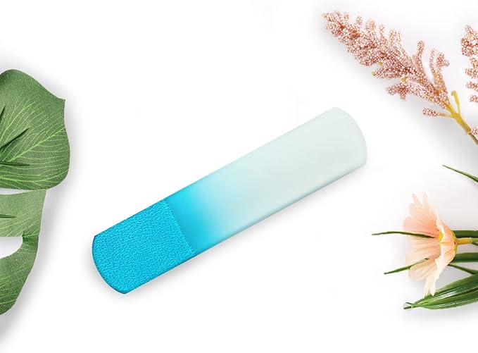 SIUSIO 2Pcs Glass Foot File Pedicure Rasp Dead Skin Remover Calluses Corn Coarse Hard Skin Remover Pedicure Tools Smooth Foots Care Tool for Soft Feet