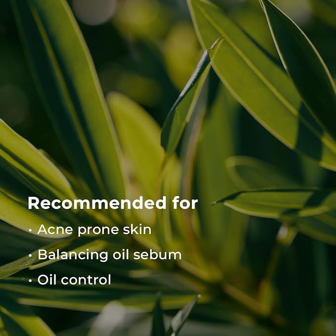 INNA ORGANIC Sheet Mask - Balancing & Oil Control, EWG & COSMOS Certified (Pack of 5) | Lemon Tea Tree Essential Oils Infused Skin Care | Luxury Clean Beauty