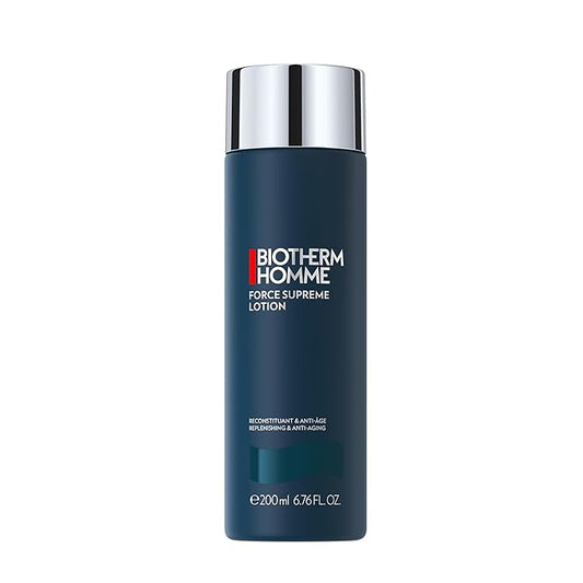 Biotherm Force Supreme Lotion, Replenishing & Anti-Aging Face Lotion for Men with Pro-Xylane and Cedar Bud Extract, Firms and Tones the Skin, Helps Reduces Signs of Aging, 6.8 Fl. Oz.