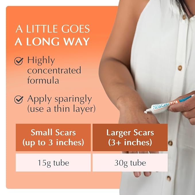 MyNewGel Plus UV Advanced Silicone Scar Gel | Old & New Scars | SPF30 Mineral non-chemical Sunscreen | Ideal for Protecting Scars | Harmful Ultraviolet Rays, 15g (0.5 oz)