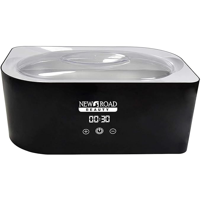 Paraffin Wax Machine for Hand and Feet, Paraffin Wax Kit, Quick Heating Touch Screen Paraffin Bath, Purple Terry-Cloth Mitts and Booties, Paraffin Wax for Arthritis, 4-Pack Peach