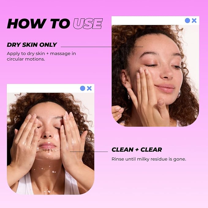 Vitamasques Oil to Milk Cleanser Face Wash & Makeup Remover – Korean Cleansing Oil for Face, Deep Pore Clean, Gentle Facial Oil Cleanser, Quick Rinse-Off & No Oily Residue (4.05 Fl Oz)