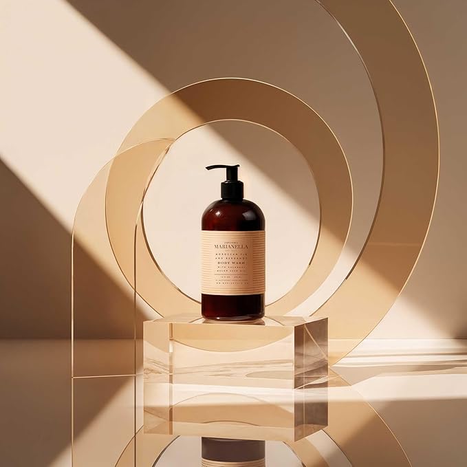 Jaboneria Marianella Violet & Bergamot Body Wash, 16 fl oz – Hydrating Botanical Cleanser with Kalahari Melon & Aloe, Floral Citrus Scent for Soft Skin