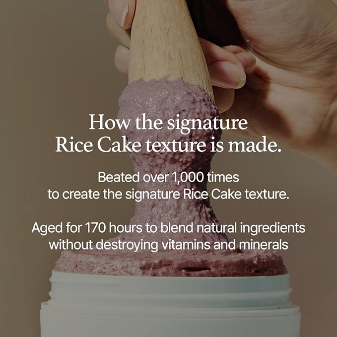 Arencia Rosehip Brightening Rice Mochi Face Cleanser & Daily Scrub - Moisturizing, Exfoliating & Deep-Cleansing - All Skin Types with Rice Powder & Rice Water (1.76oz)