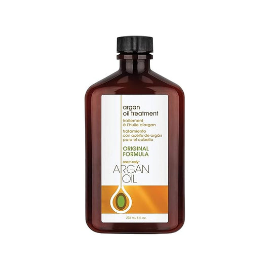 One 'N Only Argan Oil Hair Treatment - Lightweight & Hydrating Hair Oil for Natural, Wigs & Extensions - Shine Enhancing, Heat Protectant & Frizz Control (8 oz)