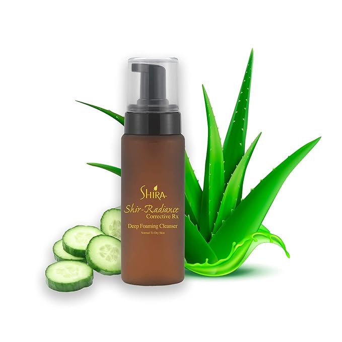 Shira Shir-Radiance Corrective RX Deep Foaming Cleansing Face Wash For Balanced Skin PH, Skin Brighting, Deep Pore Cleansing for Normal to Dry Skin (200ml)