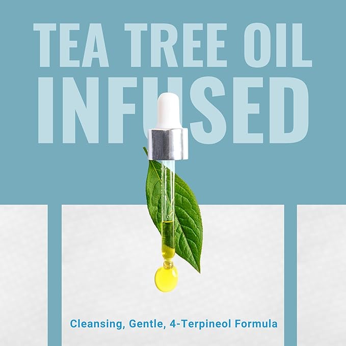 Towelettes & Foam Bundle - Wipes with Tea Tree Oil Extract for Demodex, Blepharitis, Mgd and Red Irritated Eye Lid - Gentle Eyelid Cleanser & Eyelash Conditioner