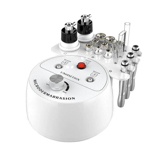 UNOISETION Diamond Microdermabrasion Machine Professional, 3 in 1 Dermabrasion Facial Peeling Skin Care Device for Salon Personal Home Use