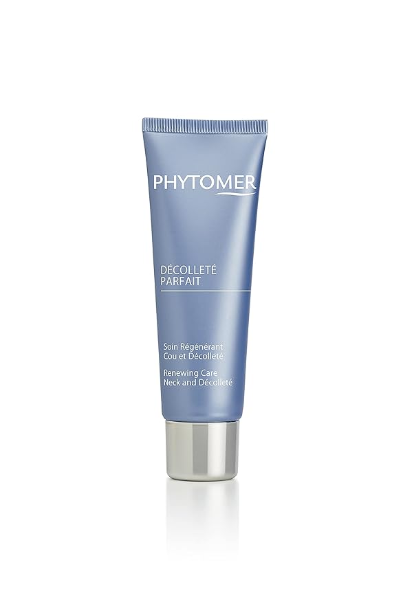Phytomer Décolleté Parfait Neck Firming Cream | Anti-Aging Skin Tightening Gel-Cream for Neck & Chest| Helps Reduce Signs of Aging | Reduces Dark Spots & Wrinkles | 50 ml
