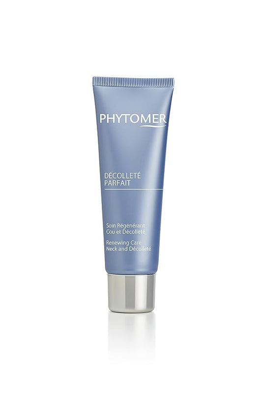 Phytomer Décolleté Parfait Neck Firming Cream | Anti-Aging Skin Tightening Gel-Cream for Neck & Chest| Helps Reduce Signs of Aging | Reduces Dark Spots & Wrinkles | 50 ml