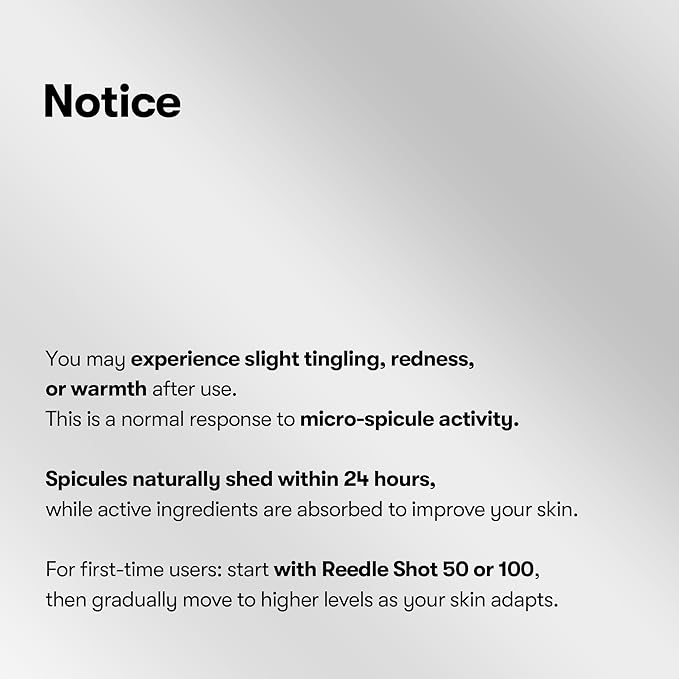 VT COSMETICS CICA Reedle Shot 700, Spicule Microneedling Serum for Pore Care&Exfoliation, Exosome&Centella Asiatica for Glass Skin, Acne&Blemish Care, Korean Liquid Skin Booster (1 Fl Oz / 30ml)