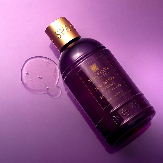 SPA CEYLON Sleep Intense Relaxing Body Cleanser | Ayurvedic Herbal Liquid Soap with Essential Oils | Shower Gel | Bath Products