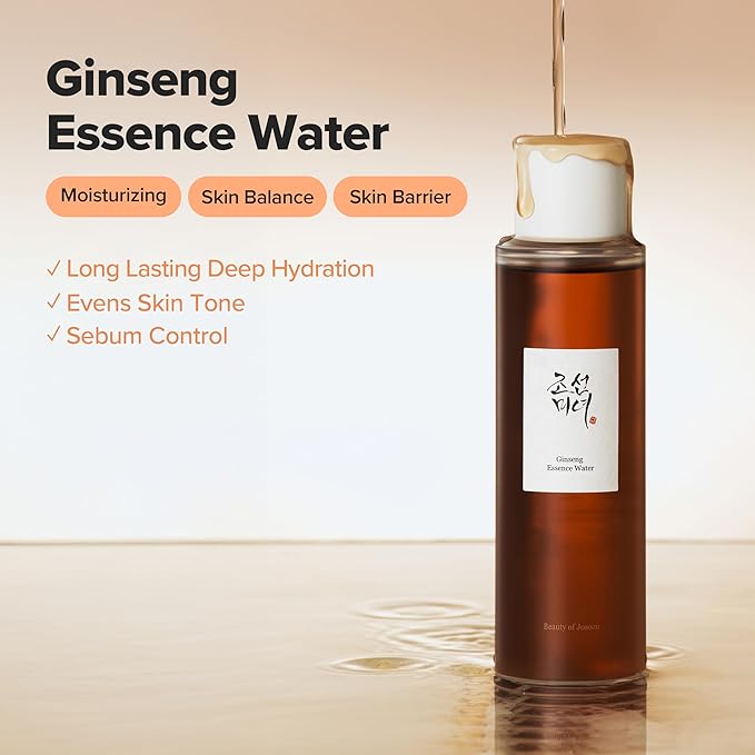 Beauty of Joseon Ginseng Essence Water Hydrating Face Toner for Dry, Dull Skin. Korean Moisturizing Skin Care for Men and Women 150ml, 5 fl.oz