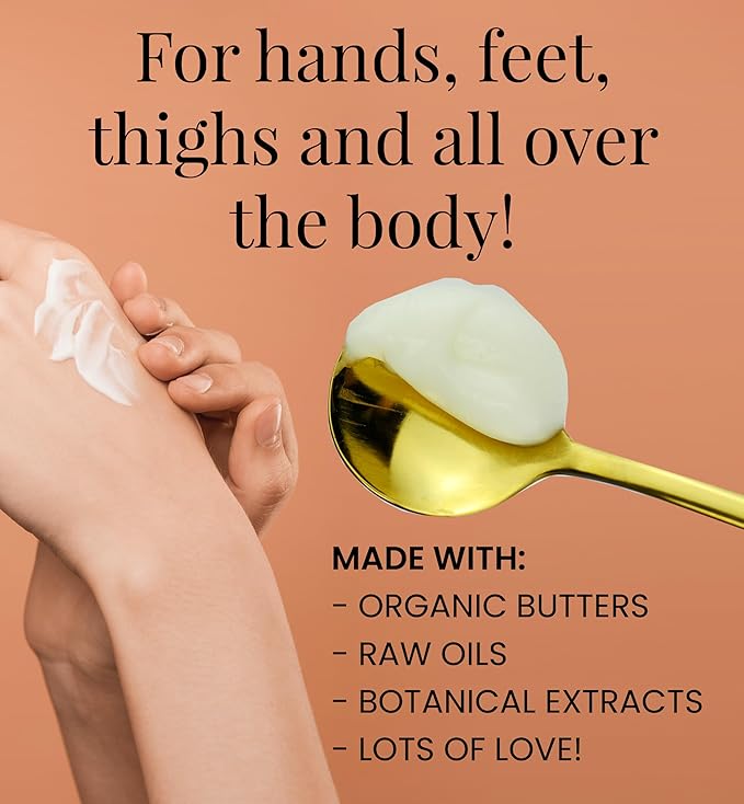 Beesaluxe Moisturall Original All-Purpose Body & Face Butter - Propolis, Honeyquat, Cocoa & Shea - Rich Moisturizer for Sensitive, Dry Skin (8 Ounce)