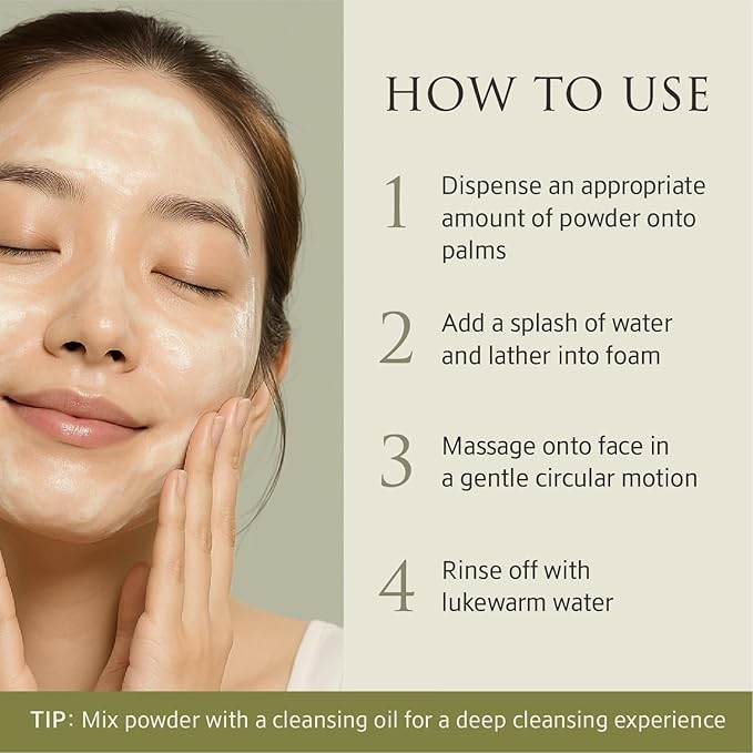 Whole Plant Daily Foam & Exfoliant (2.82 oz) – Matcha Facial Cleanser, Gentle Enzyme Foam, Suitable for Sensitive Skin, Korean Skincare, Rich Lather, Makeup Remover