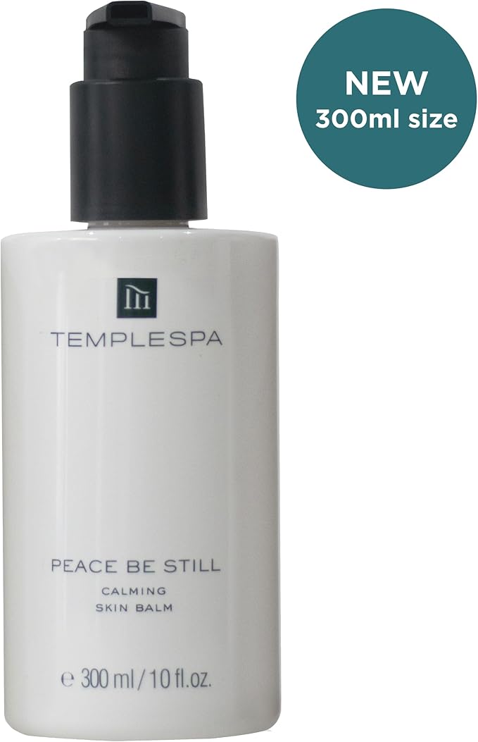 TEMPLESPA | Peace BE Still | Calming Daily Skin Lotion, All Skin Types. Soothing, Moisturizing and Softening Body Moisturiser. Natural Ingredients, Cruelty-Free, Vegan 10 fl.oz.