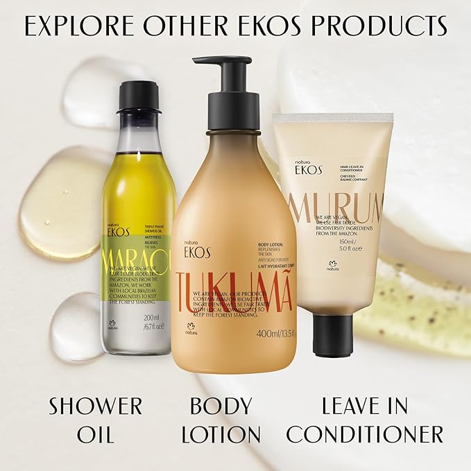 Natura - Tropical Hand Cream Trio Variety Pack, 3 Creams - (1) Passion Fruit, (1) Brazil Nut, & (1) Açaí Hand Cream - Vegan Skin Care - Brazilian Beauty Secrets - Self Care & Body Care - 1.41oz (40g)