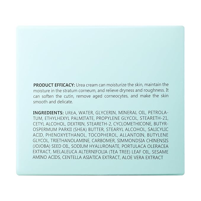 BOLI Urea Cream 42 Percent, Plus 2% Salicylic Acid, Foot Cream for Thick, Cracked, Rough & Dry Skin, Deep Moisturizer for Feet, Elbows, Hands and Knees (5.29 oz)