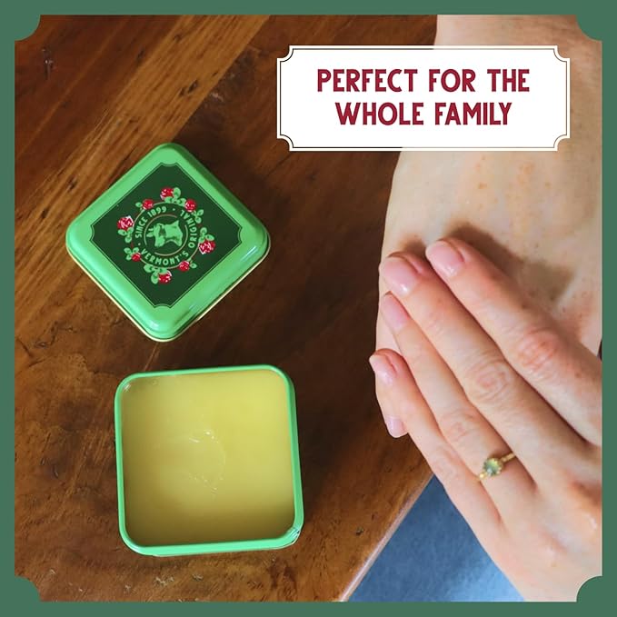 Bag Balm Vermont's Original Skin Moisturizer - Full Body Hydrating Skin Care: Dry Hands, Lips, Face, Feet & More - Unscented, Cruelty & Paraben Free - Day & Night, Men & Women (4oz Tin, Made in USA)