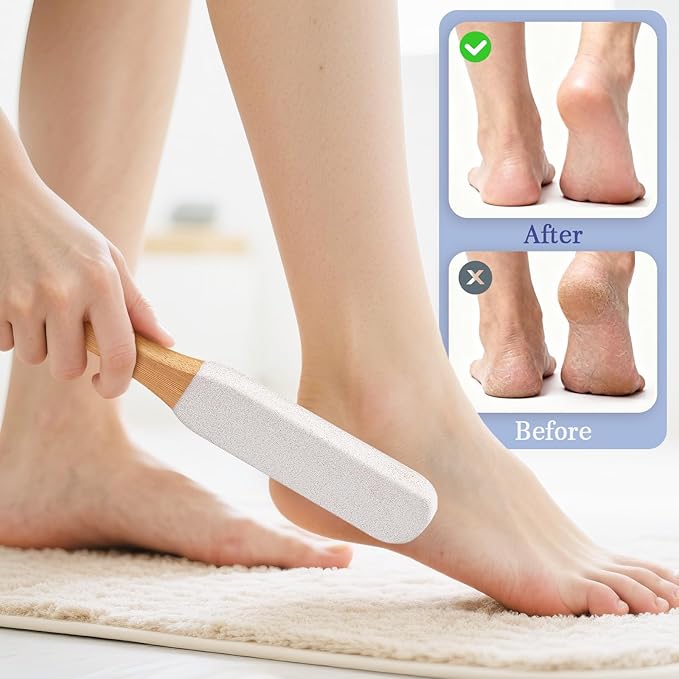 Manmihealth Silicone Back Scrubber & Soft Shower Brush, Silicone Scalp Massager, Wooden Foot Files Brush Set 7 PCS, Whole Body Scrubber & Shampoo Brush Combination, with 4 Free Hooks (Style 2 Black)