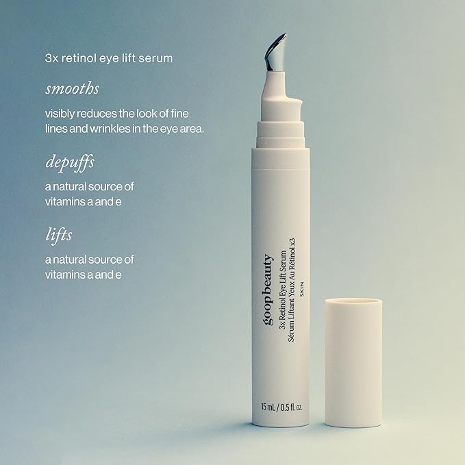 goop Beauty 3x Retinol Eye Lift Serum | Fine Lines and Wrinkles Treatment | 0.5 fl oz