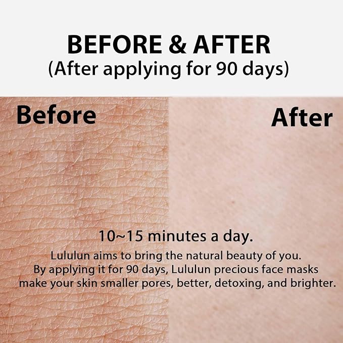 Lululun 7EA Anti Aging Face Mask for Women & Men, Mature& Dry Skin, Daily Face Masks Skincare by Camellia& Rice Extract, Acacia Honey& Squalene, Japanese Face Mask Sheet & Sheet Mask, PRECIOUS MOIST